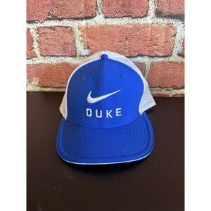 Nike Men’s Blue Duke University Strapback Hat Cap Size Adjustable